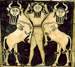 استاد محافظ از چنگ پیدا شده در اور ، مربوط به ۲۶۰۰ سال پیش از میلاد