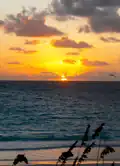 Sunrise Oct. 6, 2008 Harbour Island, Bahamas, from the north part of the island