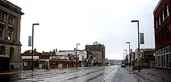 پایین شهر سوپریور،دورنمایی از شهر دولوث در افق.
