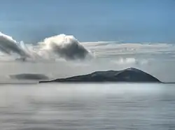 A view of the island from afar