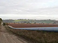 سواحل رسیدن به خط لوله به استوکول در ماکولتا، استرالیای جنوبی.
