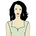 خط‌گردن یقه عزیزم