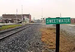 Railroad tracks in Sweetwater