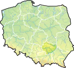 Location within Poland