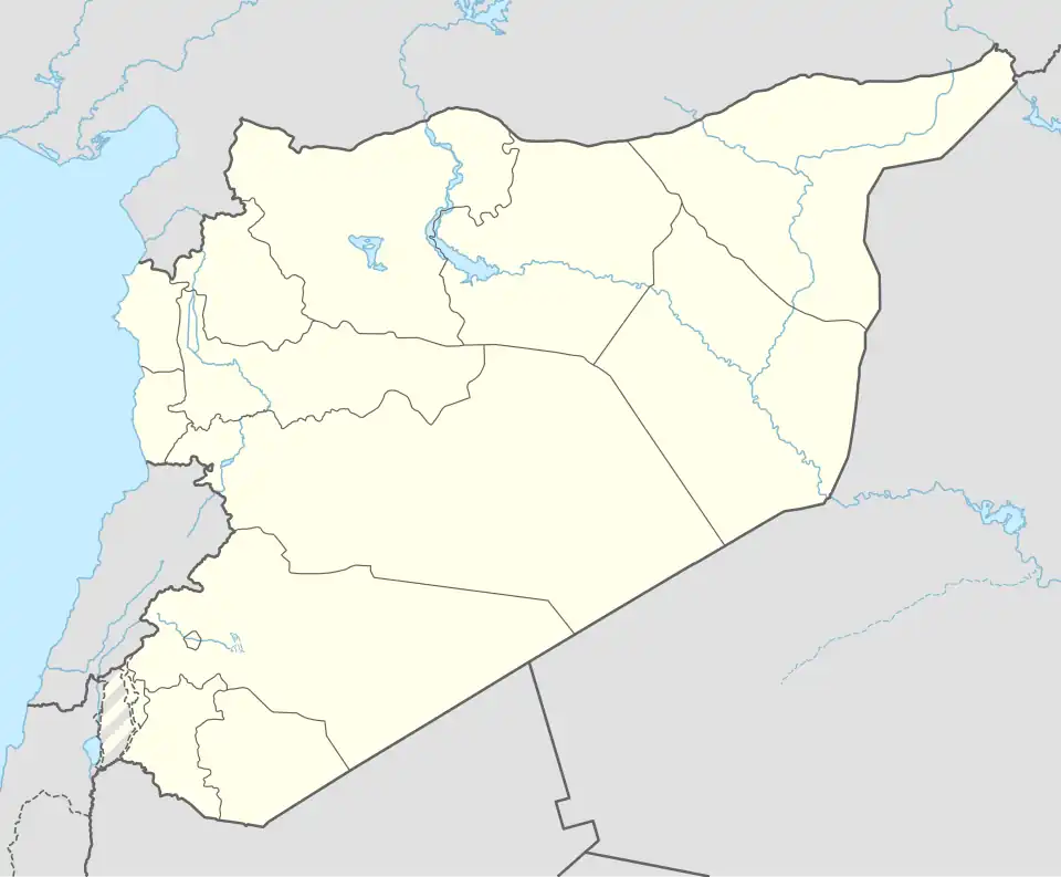 سفوهن در سوریه واقع شده