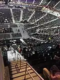 Interior of venue, shown 2016.