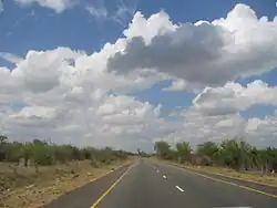 A14 trunk road connecting دارالسلام (تانزانیا) to the northern zone