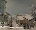Andrus Johani  (1906–1941). Winter Landscape in Tartu. 1940. Canvas, oil.