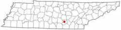 Location of Altamont, Tennessee