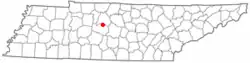 Location of Brentwood, Tennessee