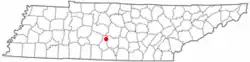 Location in Marshall County and the state of تنسی.