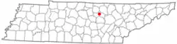 Location in Putnam County and the state of تنسی.