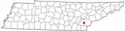 Location of Englewood, Tennessee