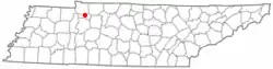 Location in the state of تنسی