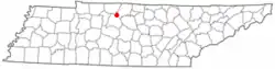 Location of Goodlettsville, Tennessee