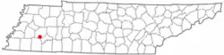 Location of Medon, Tennessee