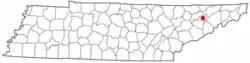 Location in تنسی