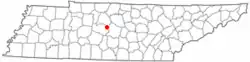 Location of Nolensville, Tennessee