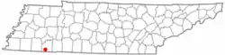 Location of Ramer, Tennessee