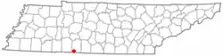 Location of St. Joseph, Tennessee