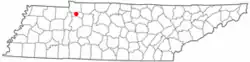 Location in the state of تنسی