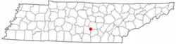 Location of Viola, Tennessee