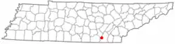 Location of Walden, Tennessee
