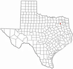 Location of Alba, Texas