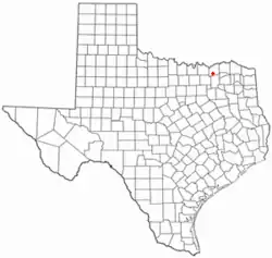 موقعیت Bailey, Texas