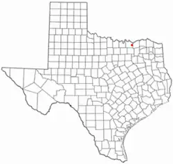 موقعیت Bells, Texas