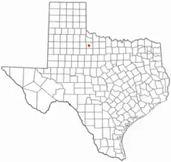 موقعیت Benjamin, Texas