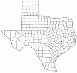 موقعیت Blanket, Texas