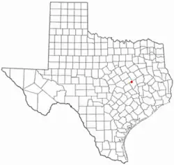 موقعیت Bremond, Texas