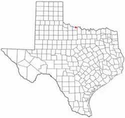 موقعیت Burkburnett, Texas