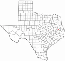 موقعیت Burke, Texas