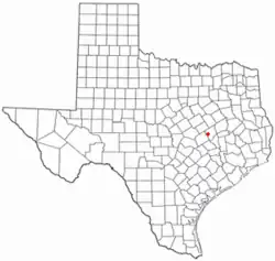 موقعیت Calvert, Texas