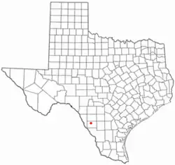 موقعیت Carrizo Springs, Texas