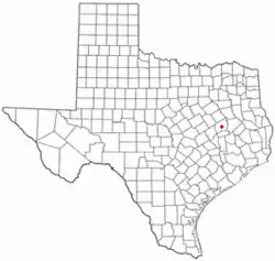 موقعیت Centerville, Texas