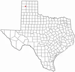 موقعیت Channing, Texas
