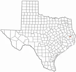 موقعیت Colmesneil, Texas
