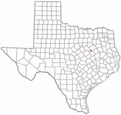 موقعیت Coolidge, Texas
