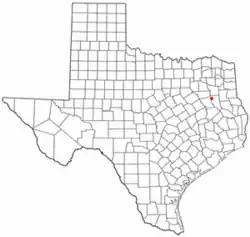 موقعیت Cuney, Texas