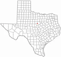 موقعیت De Leon, Texas