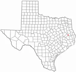 موقعیت Diboll, Texas