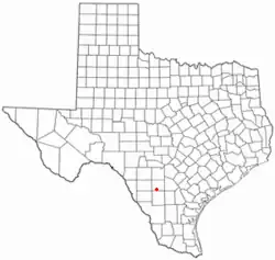 موقعیت Dilley, Texas