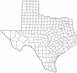موقعیت Eustace, Texas