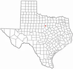 موقعیت Gordon, Texas