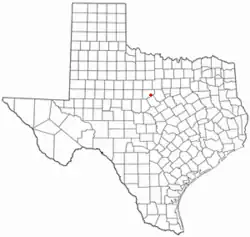 Location of Gorman, Texas