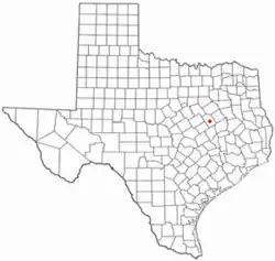 موقعیت Groesbeck, Texas