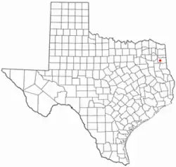موقعیت Hallsville, Texas